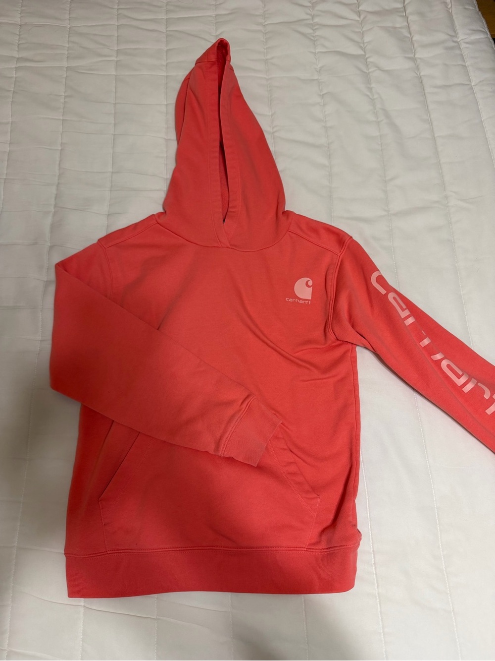 💥 KIDS Carhartt Coral Logo Hooded Sweatshirt